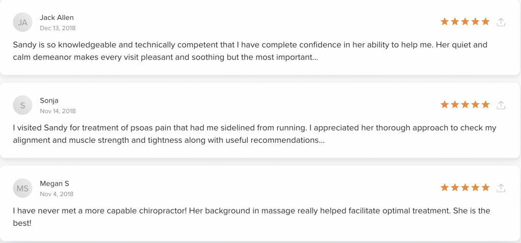 glute pain oakland chiropractor review