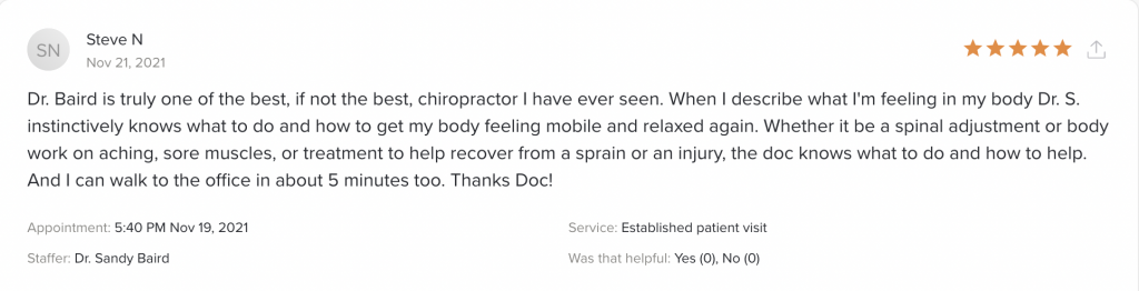 hamstring injury treatment oakland chiropractor review